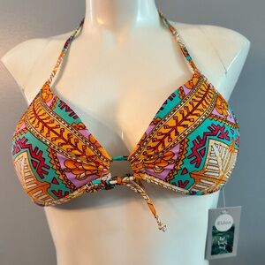 NWT Eidon Swim Bikini Top Madeira Collection